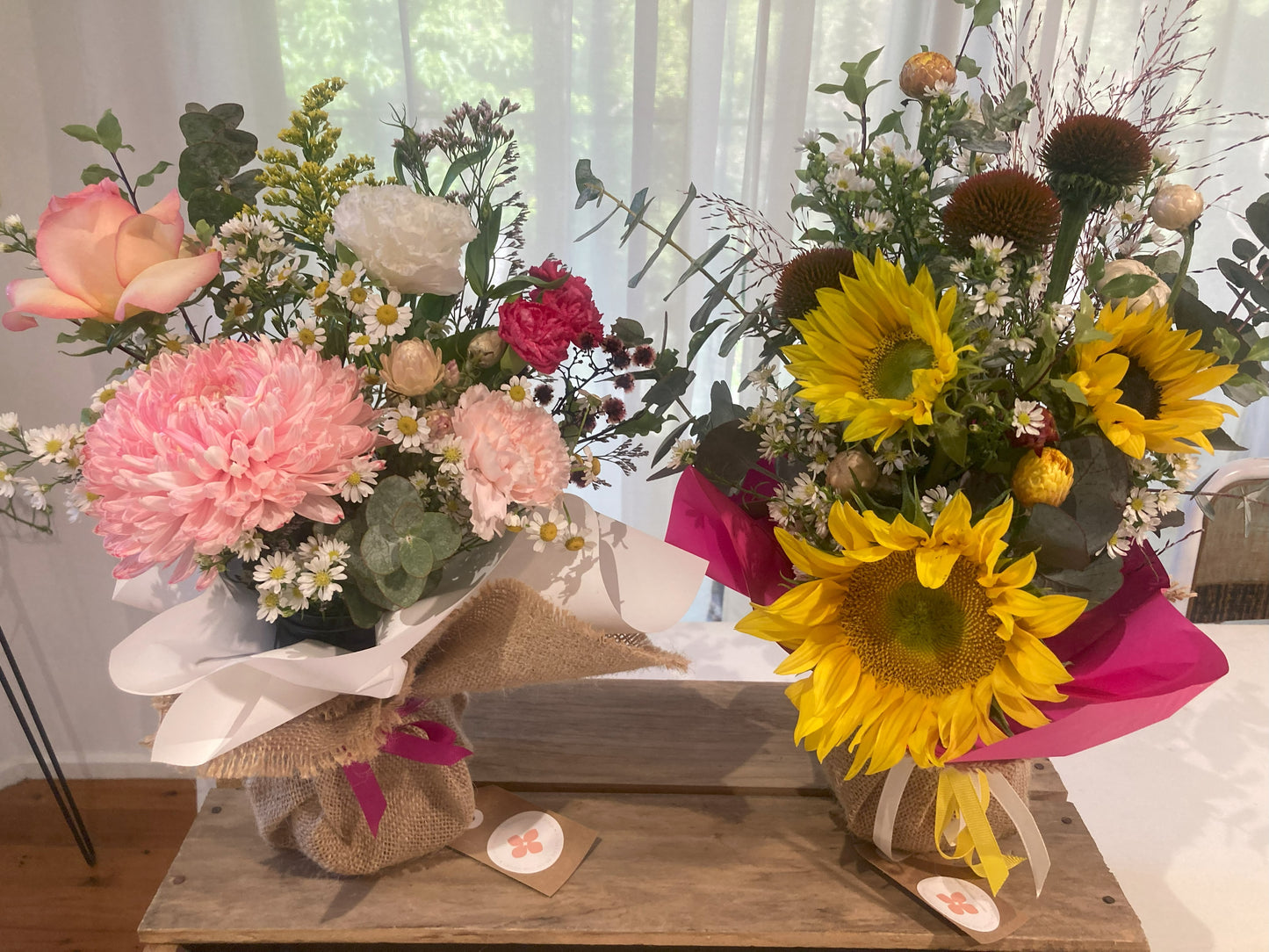 Funky Floral Jars - foam free